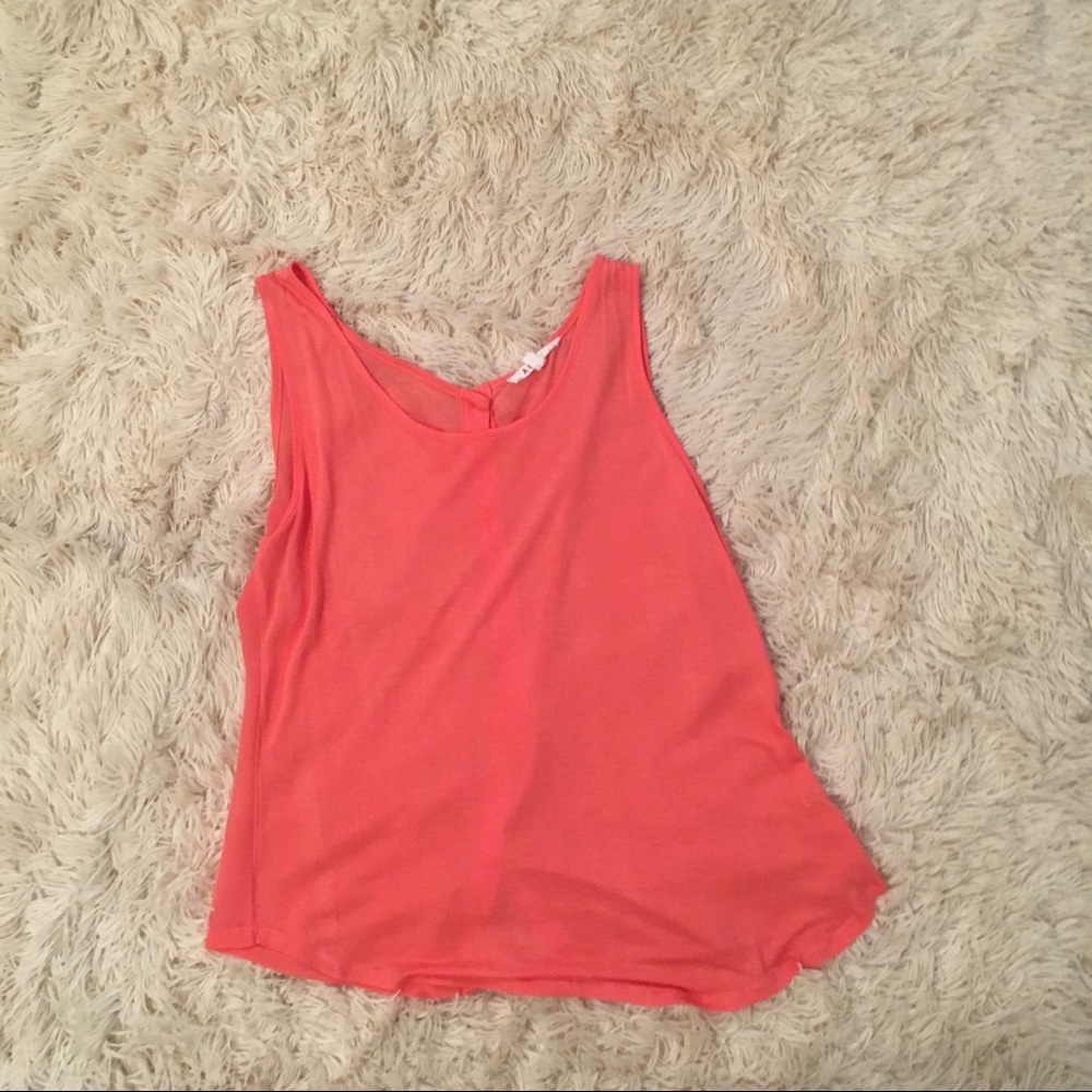 Active Button Back Tank